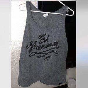 ✿ Ed Sheeran Grey Concert Graphic Band Tank Top ✿